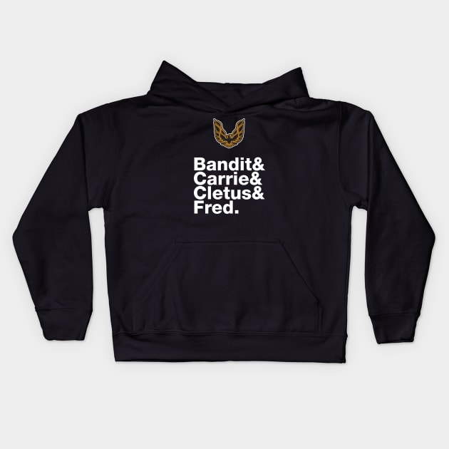 Smokey and the Bandit (One): Experimental Jetset Kids Hoodie by HustlerofCultures